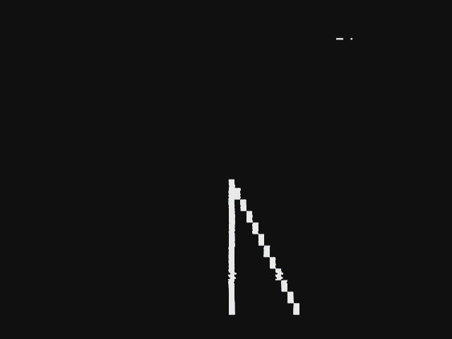 描画が乱れた状態