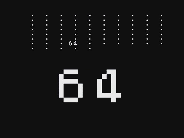 数字の表示