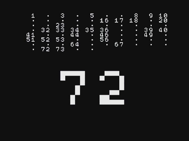 選ばれた数字が増えてきた